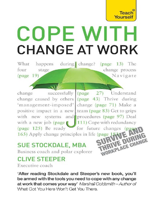 Title details for Cope with Change at Work by Sue Stockdale - Available